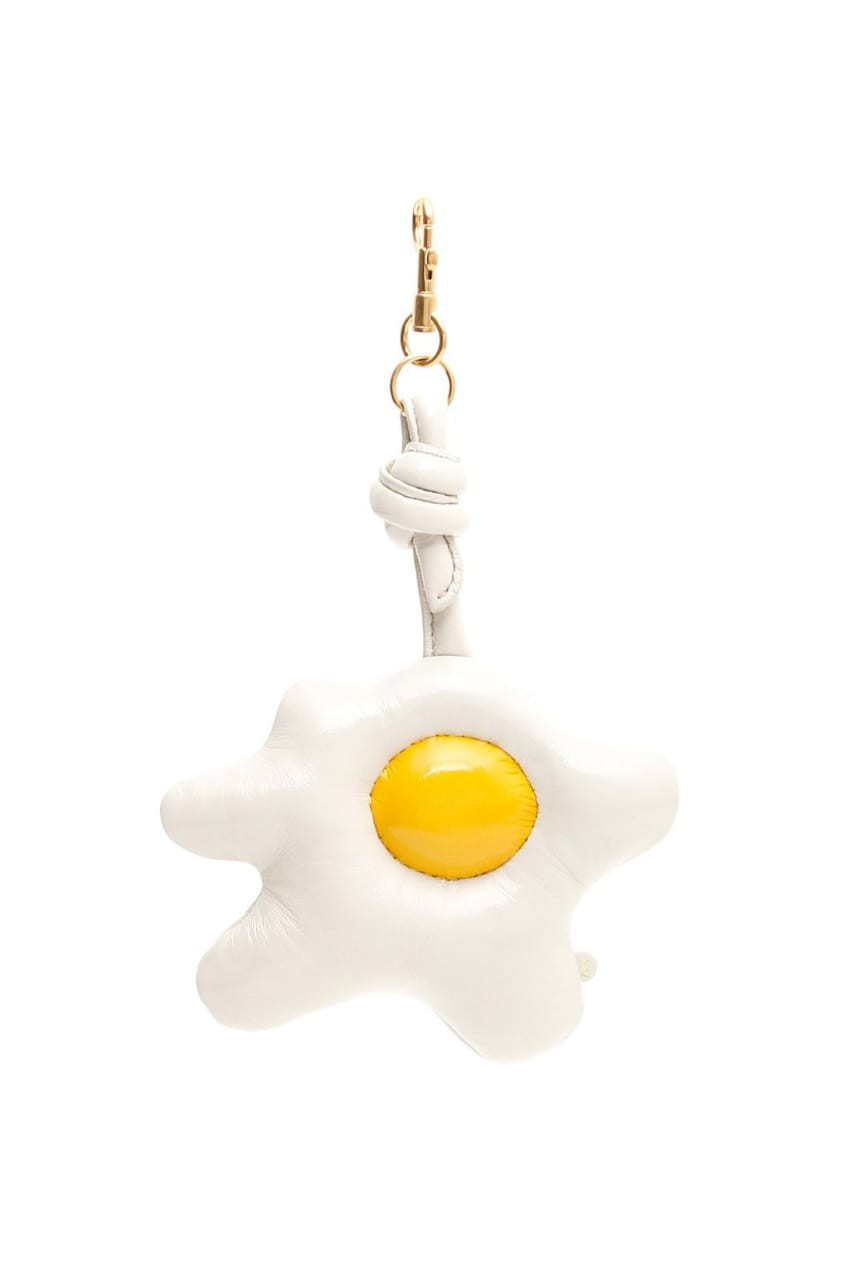 Anya Hindmarch Key Ring Egg - Chalk Capra - One Size