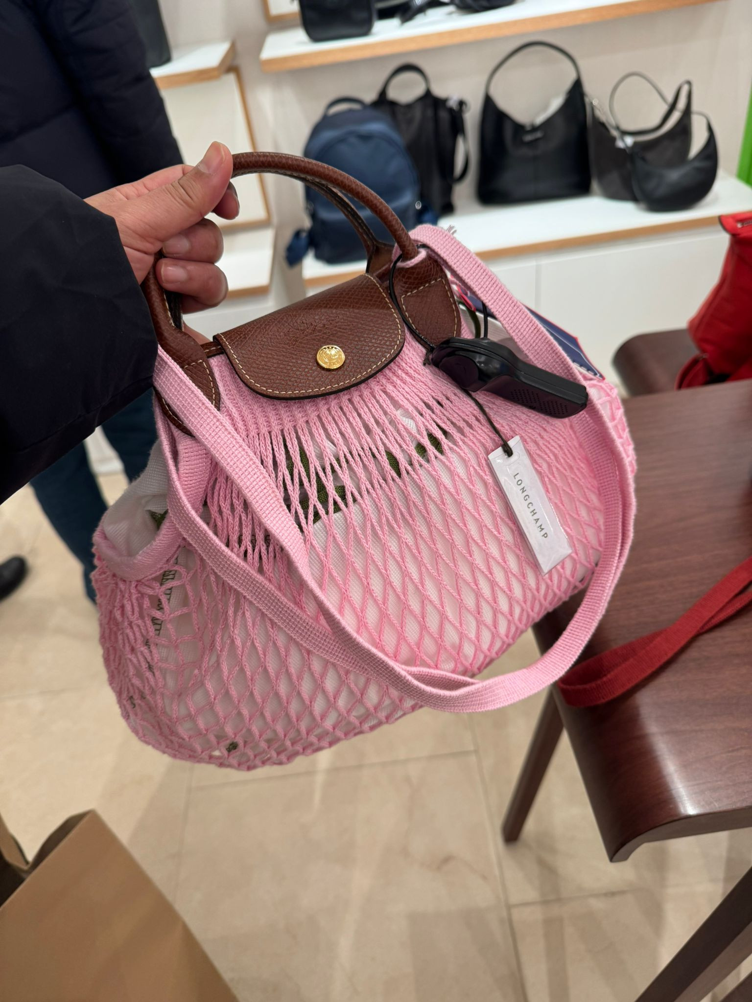 Longchamp Filet - Pink - 10121HVH018 / Large