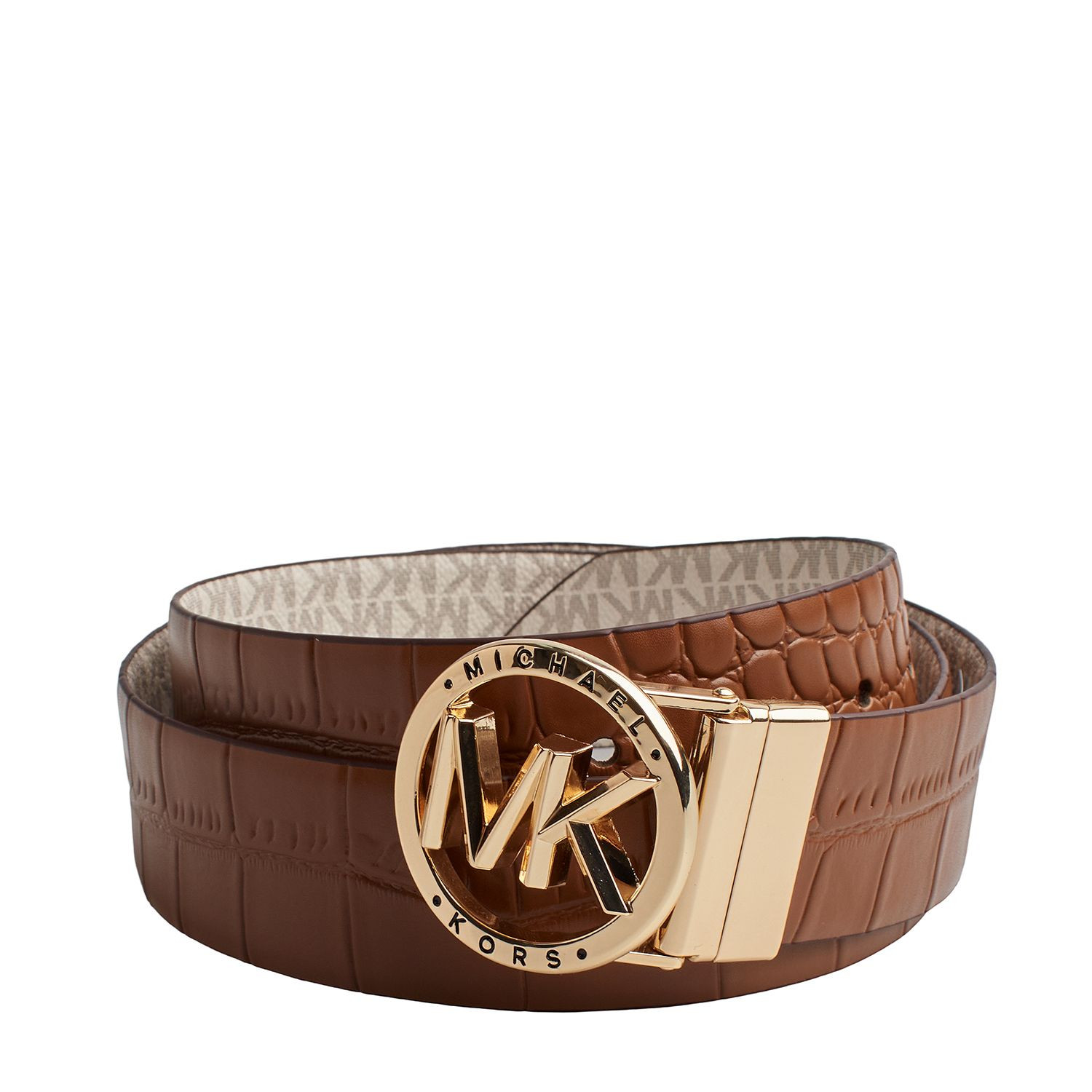 Michael Kors Reversible Jet Set Belt - Luggage / 558347 - Size S / 94 x 4 CM