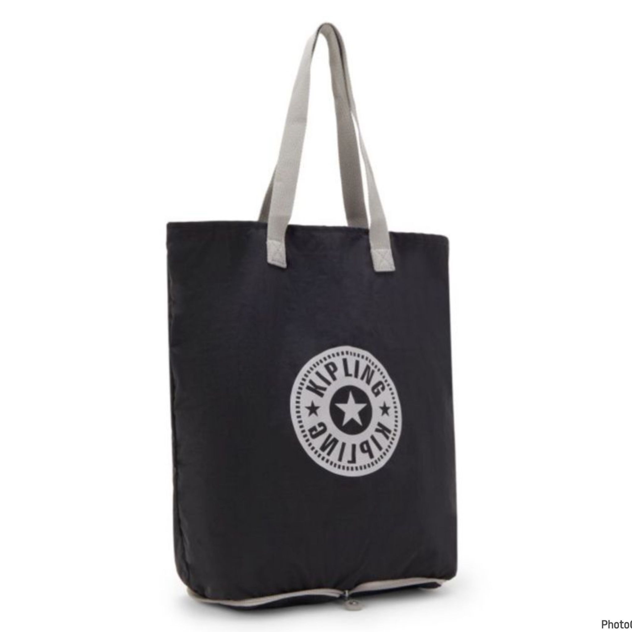 Kipling Foldaway Hip Hurray Tote - Black