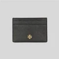 TORY BURCH EMERSON CARD CASE - BLACK - ONE SIZE / 136101