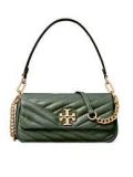 Tory Burch Kira Chevron Shoulder Bag - Sycamore/Rolled Gold - One Size