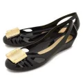 Salvatore Ferragamo Bermuda Jelly - Black / 0550643 - US 5