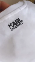Karl Lagerfeld Sweatshirt - Boucle White / 22WW1817 - Size Xs