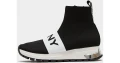 DKNY Mace Slip On Logo Sneaker - K3132057/Linear Knit Black/White - US 6.5/ UK 4/ EUR 37