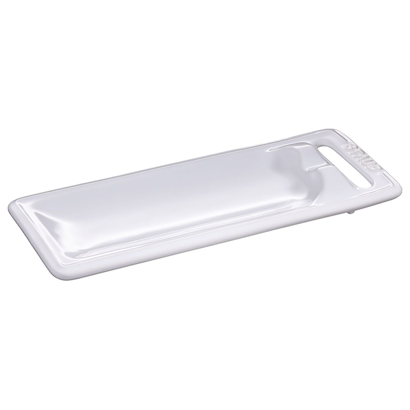 STAUB SPOON REST - White - 25 X 10 CM