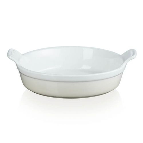 Le Creuset Round Dish - Meringue - 24cm/Sample Sale