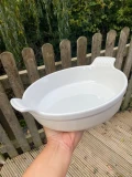 Le Creuset Round Dish - Meringue - 24cm/Sample Sale