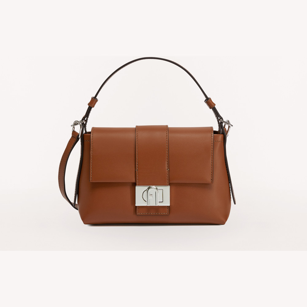 Furla Charlotte Shoulder Bag - Cognac - Small