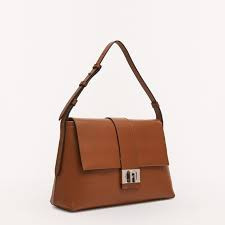 Furla Charlotte Shoulder Bag - Cognac - Medium