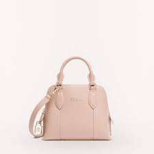 Furla Vittoria Dome - Moonstone - Small with long handle