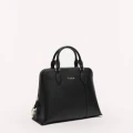 Furla Vittoria Dome - Nero - Medium With Long Strap