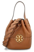 Tory Burch Miller Bucket Bag With Long Strap - Light Umber - One Size 79323