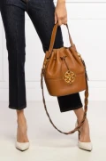 Tory Burch Miller Bucket Bag With Long Strap - Light Umber - One Size 79323