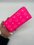 MCM Wallet - Neon Pink - Large