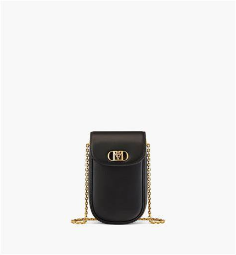 MCM Travia Phone Crossbody - Black - One Size