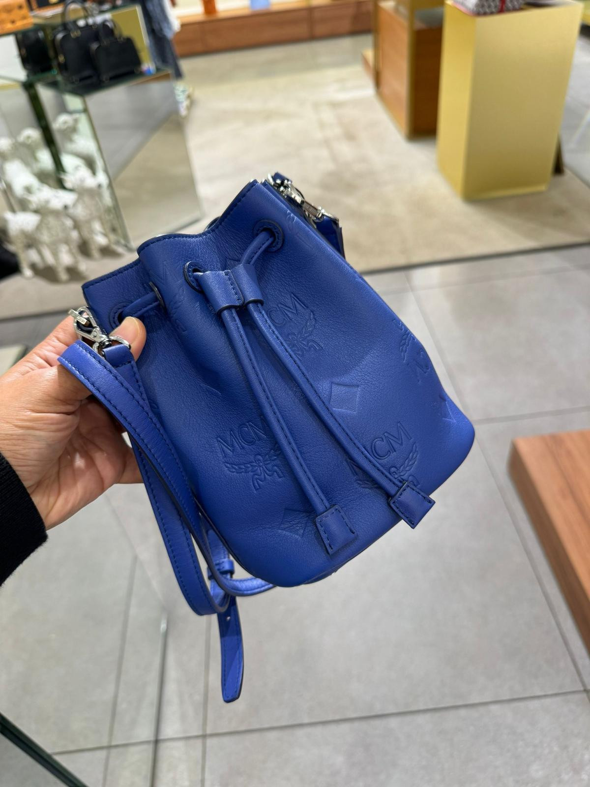 MCM Bucket Crossbody - Sodalite Blue - Mini