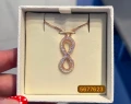 Swarovski Necklace - Pend White/Ros - 5677623