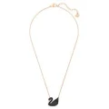 Swarovski Necklace - Jet/ros - 5204134