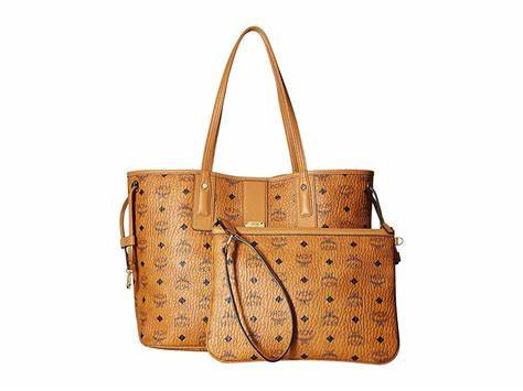 MCM Reversible Shopper - Cognac - Medium