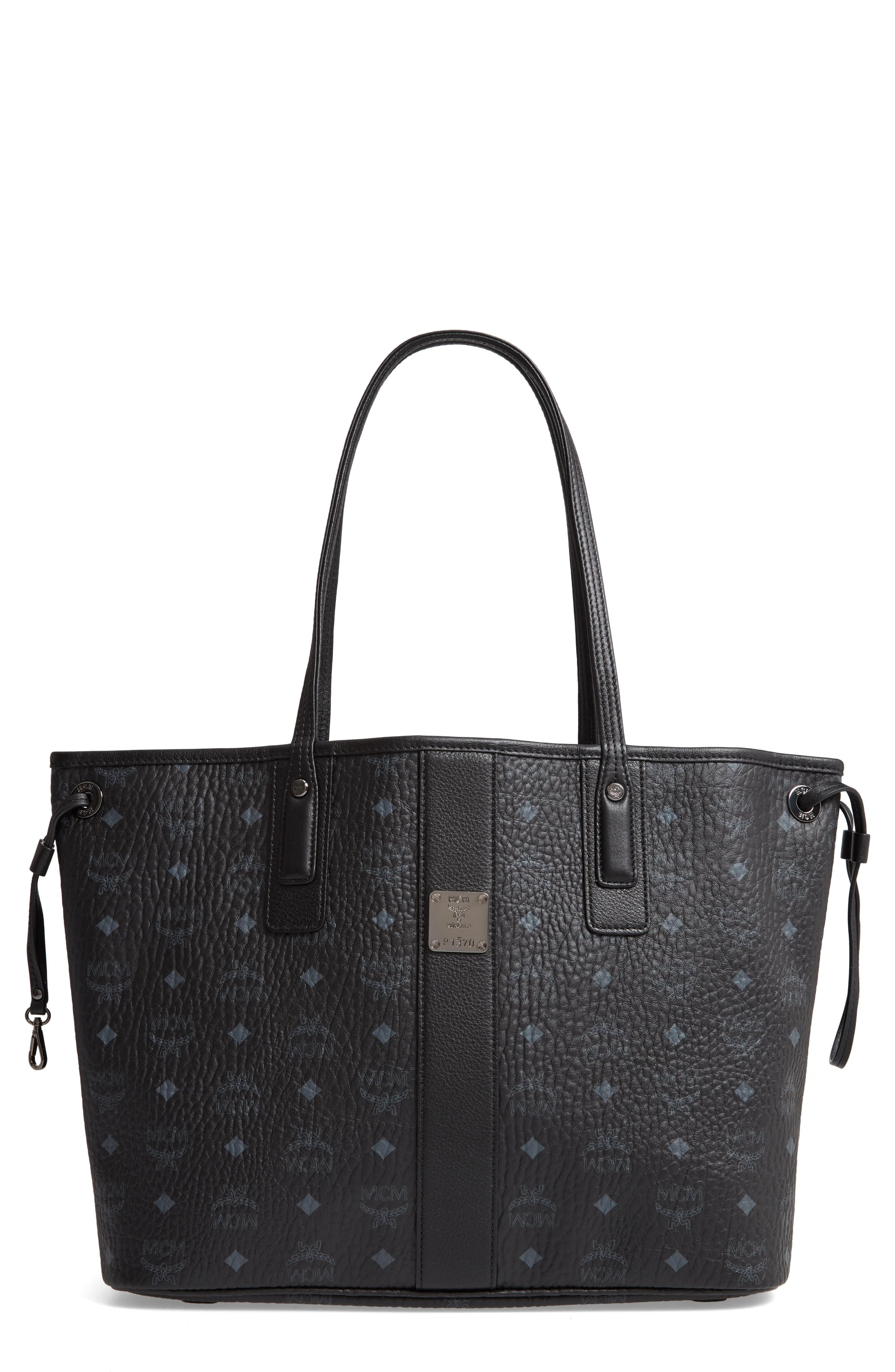 MCM Reversible Shopper - Black - MWPDSLR02BK001 / Small