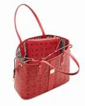 MCM Reversible Shopper - Candy Red - MWPCSV102XC001 / Large