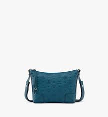 MCM Aren Shoulder Bag - Deep Teal - Medium