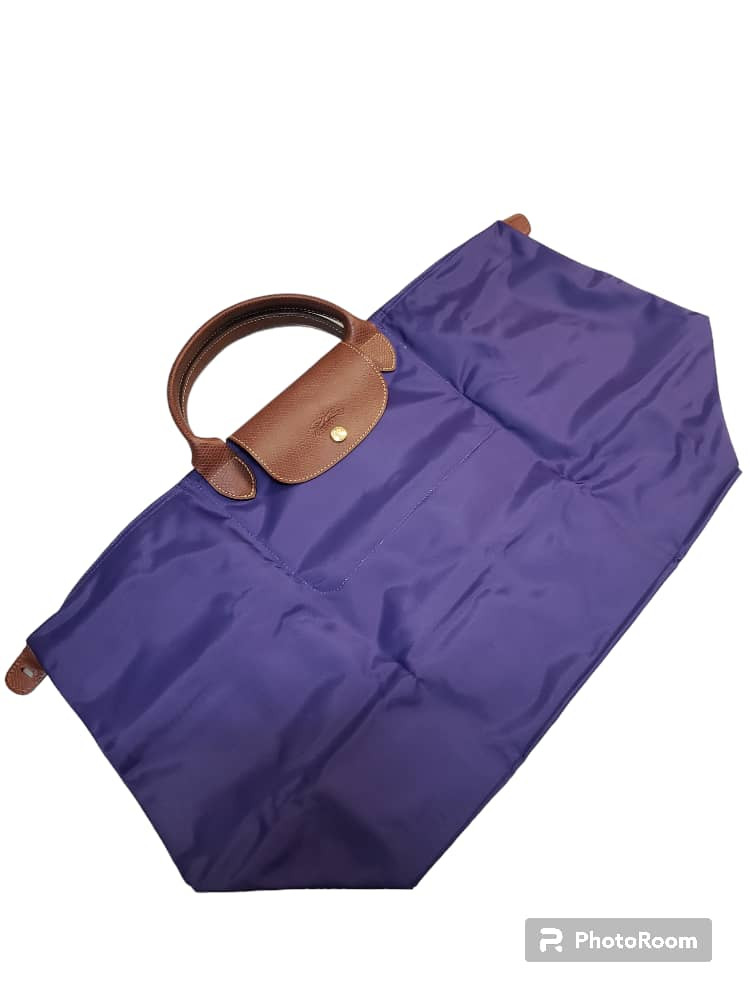 Longchamp Li Pliage Travel Bag - Dark Purple / Amethy - Large Travel 1625089958