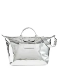 Longchamp Li Pliage Travel Bag L1624HTE023 - Silver - Travel Extra Large