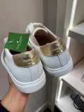 Kate Spade Fez Glitz Sneaker KA176 - Optic White/Pale Gold - US 8.5/EUR39