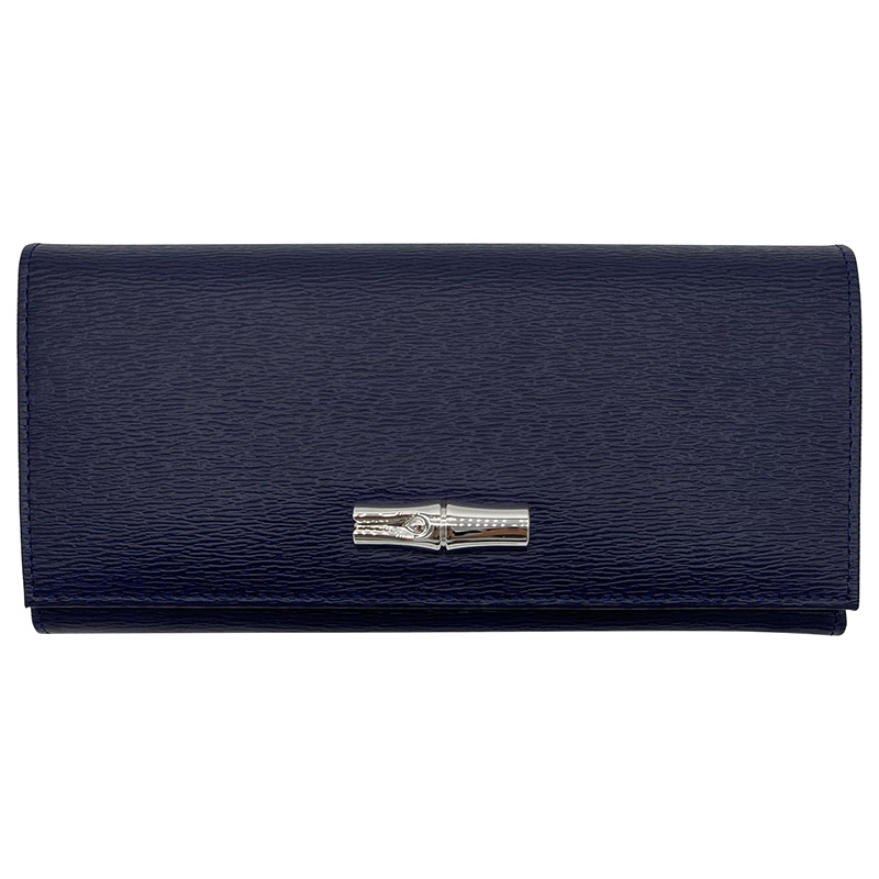 LONGCHAMP ROSEAU PURSE - NAVY - L3044871006 / 19 x 9 cm