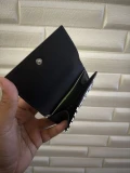 Longchamp Wallet - Black/White - 30012HPZ067 / Small