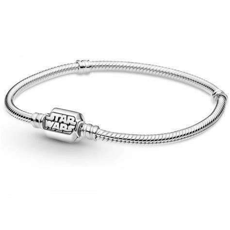 Pandora Star Wars Snake Chain Clasp Bracelet - Silver - Size 21