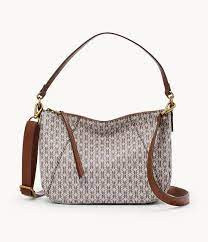 Fossil Skylar  Crossbody - Taupe/ Tan - One Size