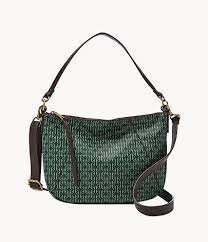 Fossil Skylar Crossbody - Hunter Green - One Size