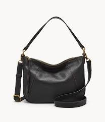 Fossil Skylar Crossbody - Black - One Size