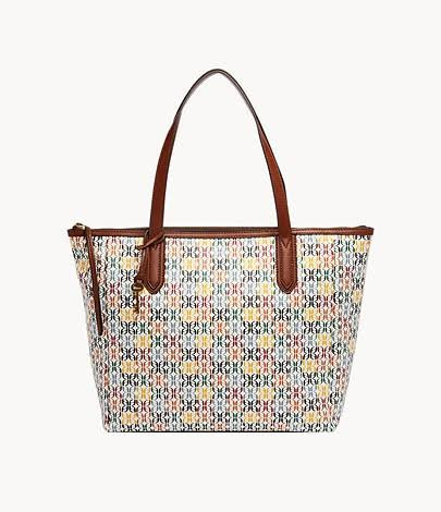 Fossil Sydney Tote - Multi White - One Size