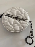 KARL LAGERFELD COIN PURSE/KEYRING - WHITE / 22WW3210 - ONE SIZE