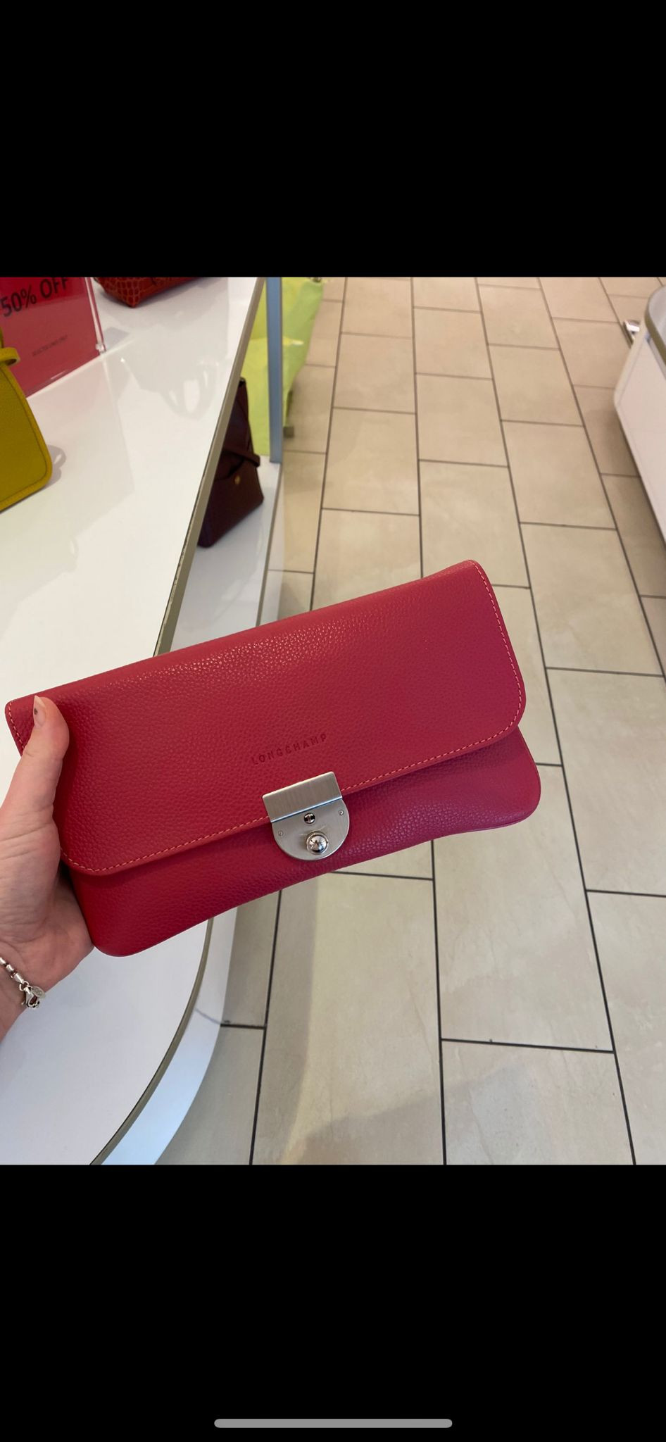 Longchamp Pouch - Vermilion - L3419021608