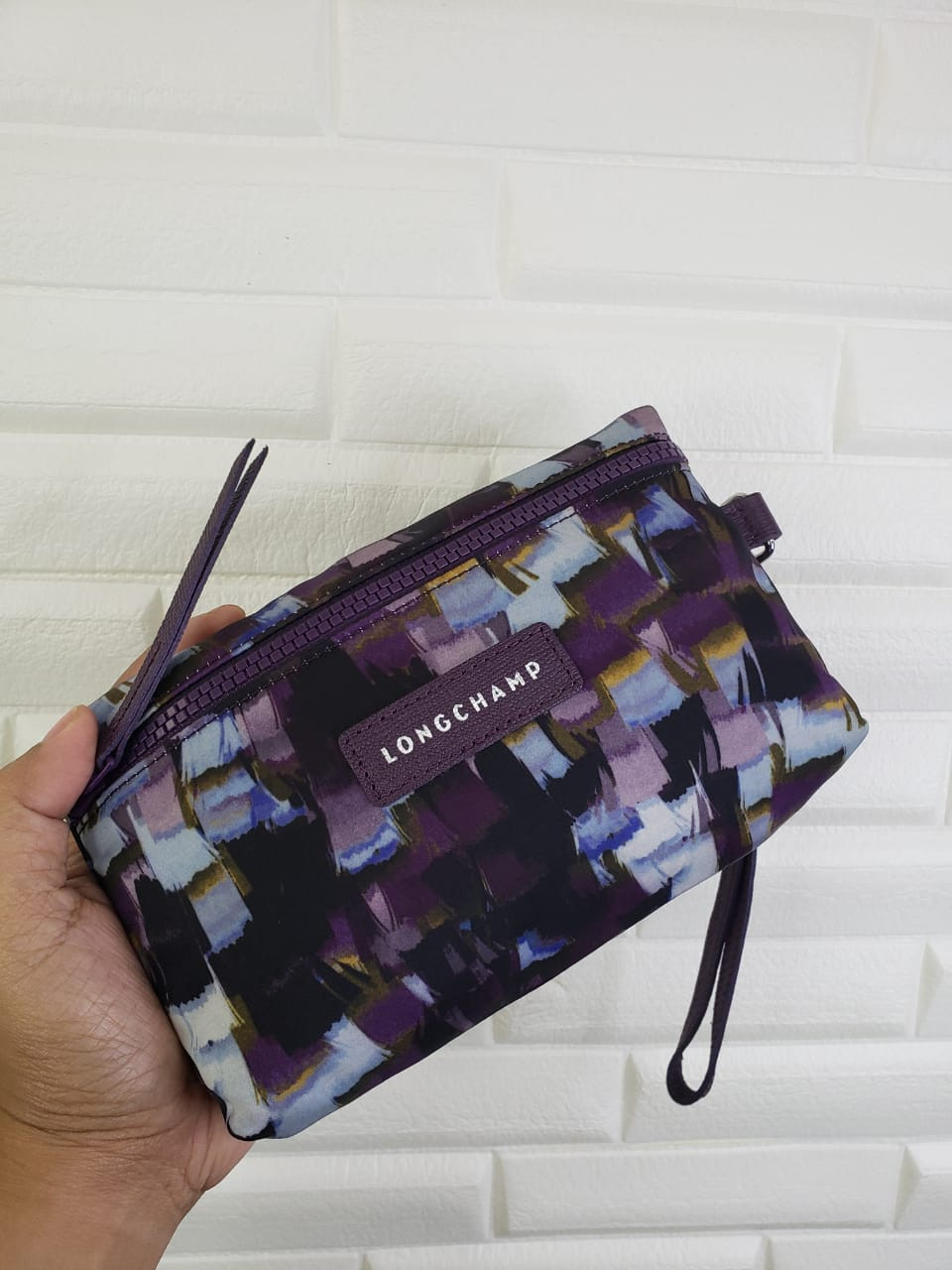 Longchamp Pouch - Purple Multi - 1042645509 / 20x12x2 cm