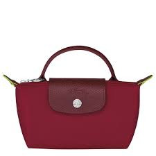 Longchamp Pouch - Red - One Size With Top Handle 34175919P59