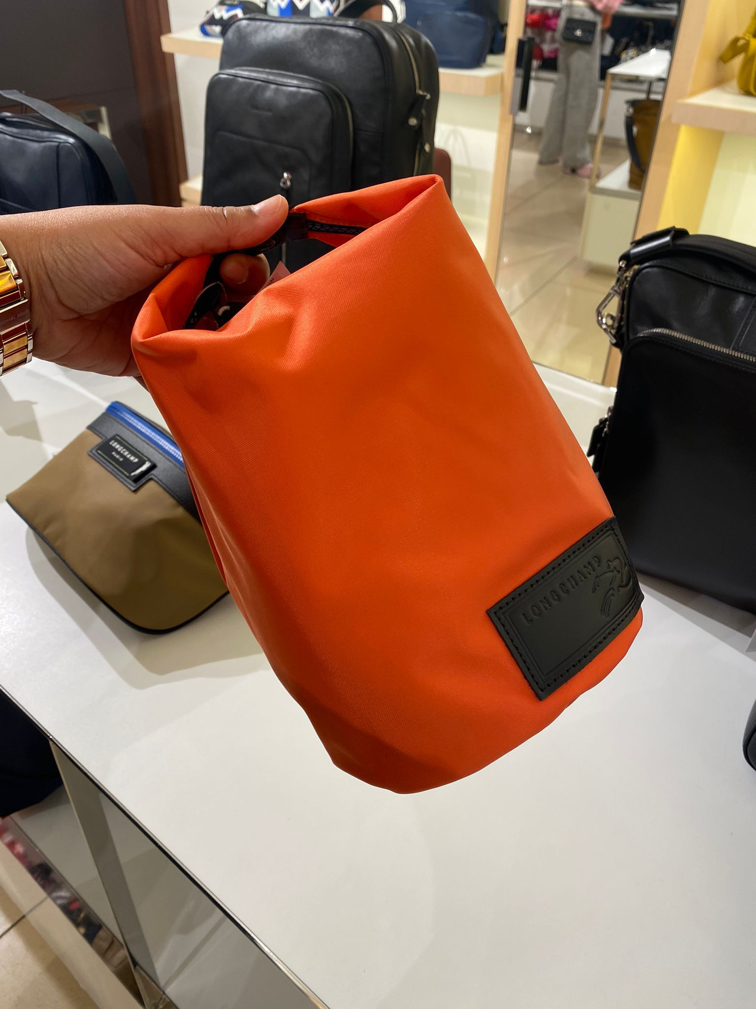 Longchamp Pouch - Orange - 10179HB1017 / One Size