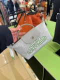 LONGCHAMP TOP HANDLE POUCH - GREY - 34175HEA112 / 21 X 11 X 6 CM