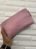 Longchamp Leather Pouch - Blush Pink - 21x13x4cm