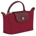 Longchamp Pouch - Red - One Size With Top Handle 34175919P59