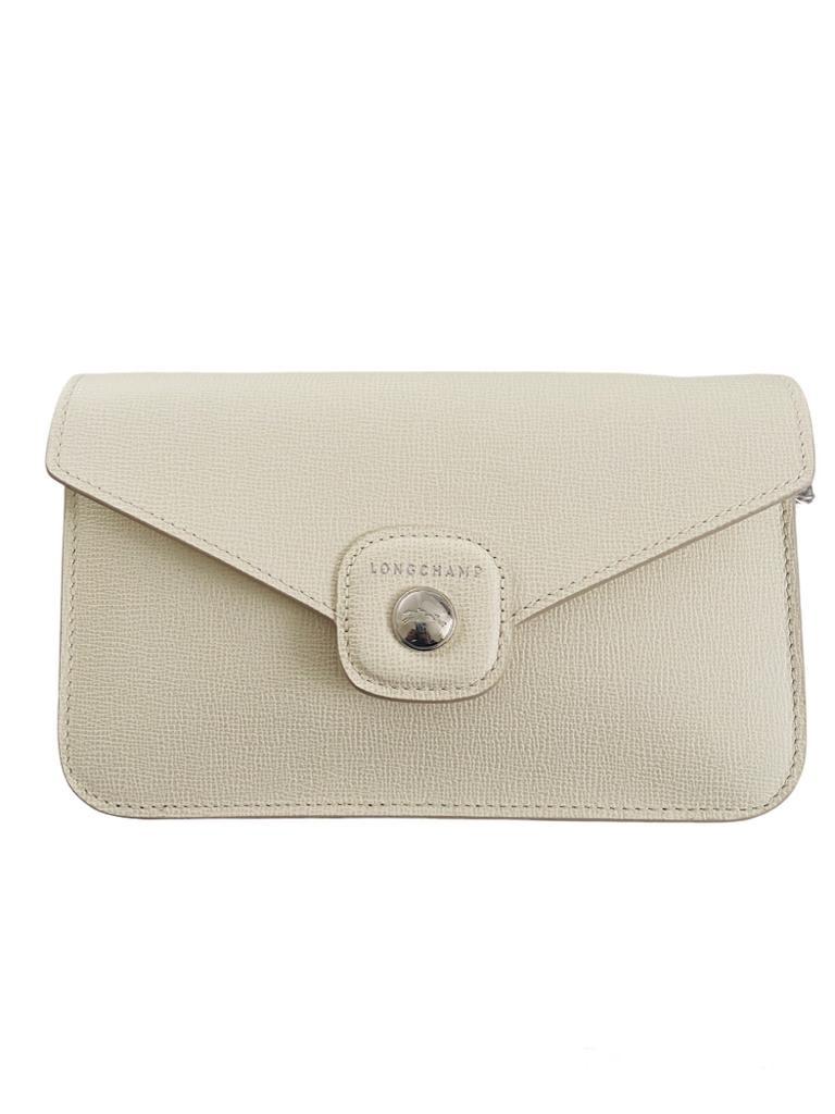 Longchamp Wooden Cube Crossbody L4559HLQ037 - Ecru / White - 20cm X 13cm X 4cm