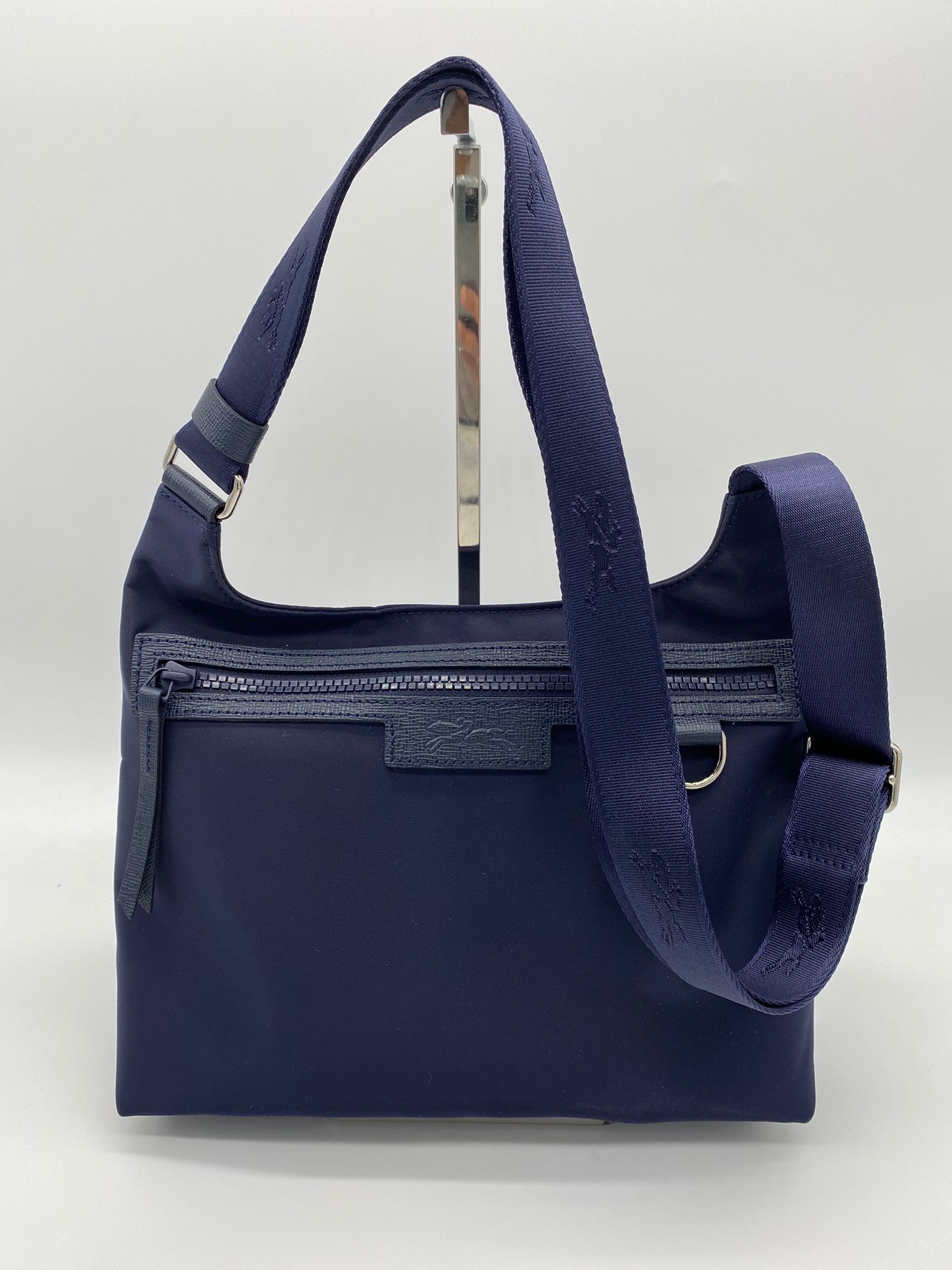 Longchamp Crossbody - Navy Blue - One Size / Printed Strap L1676598006