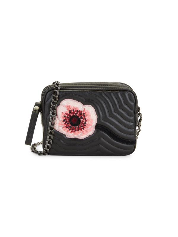 Longchamp Crossbody - Noir/black Flower - Small L1317946B98