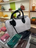 LONGCHAMP LE FOULONNE BOWLING TOP HANDLE/CROSSBODY - ECRU / WHITE - 10066HPV007 / 25 X 16 X 12 CM