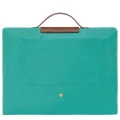 Longchamp Document Bag - L2182089P70 / Turqoise - 43 x 28 x 8 cm